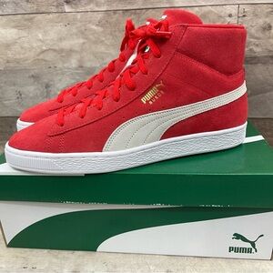 PUMA Men's Suede Classic XXI Mid Sneakers Size 11 Red